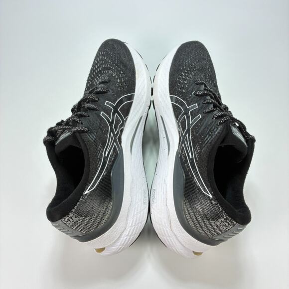 ASICS Gel-Kayano 28 Black White Running Shoes Lightweight 1012B047 Womens Size 8 - Picture 7 of 10